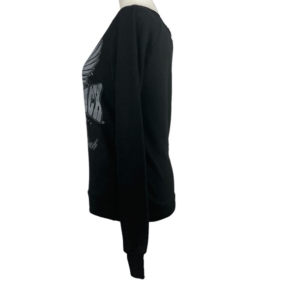 𝅺vintage THUNDER BEACH PANAMA CITY BEACH RALLY‎ LONG SLEEVED WOMEN'S SWEATSHIRT - Picture 4 of 9